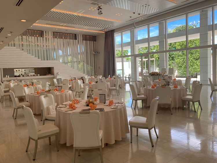 披露宴会場の雰囲気