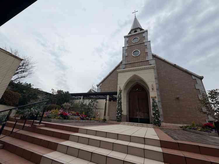 屋上にあるチャペル