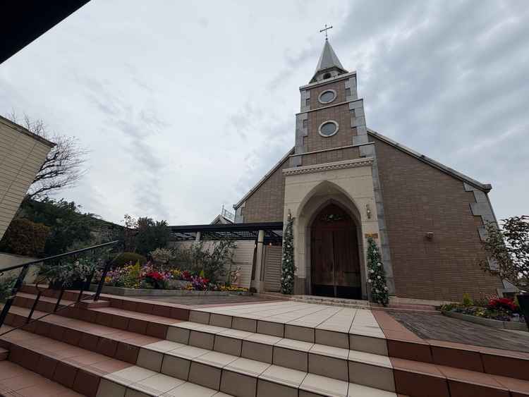 屋上にあるチャペル