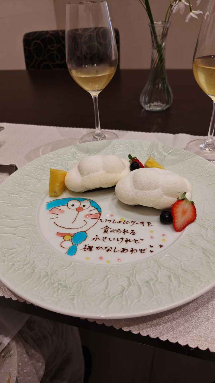 試食のデザートです