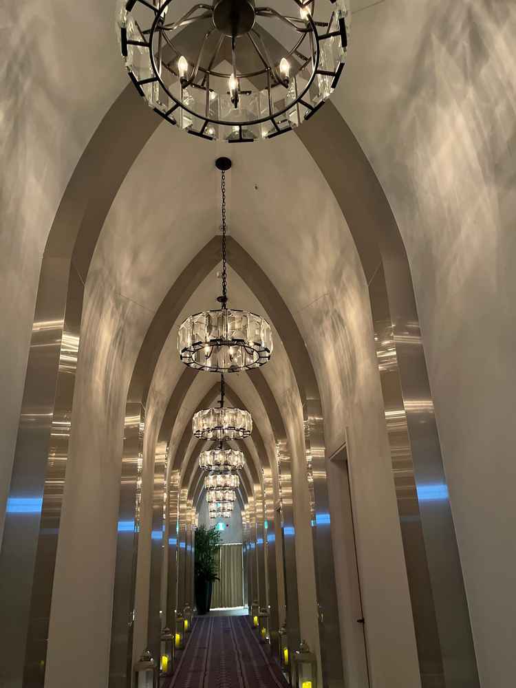 チャペルまでの通路