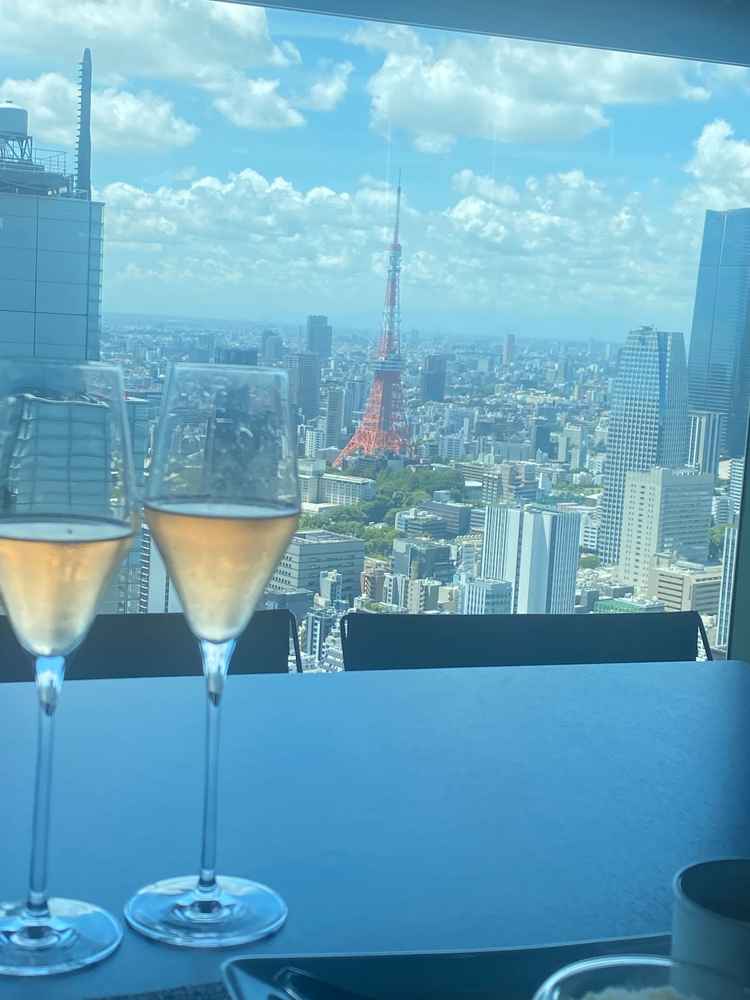 東京タワーが見える披露宴会場