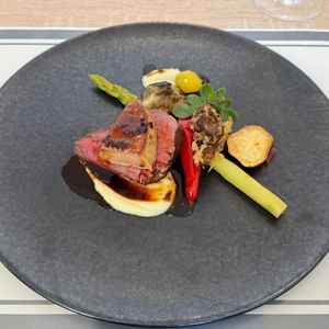 試食。お肉が柔らかくとても美味しかったです。