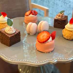 フェアでいただいたスイーツ、どれもとても可愛く、美味でした