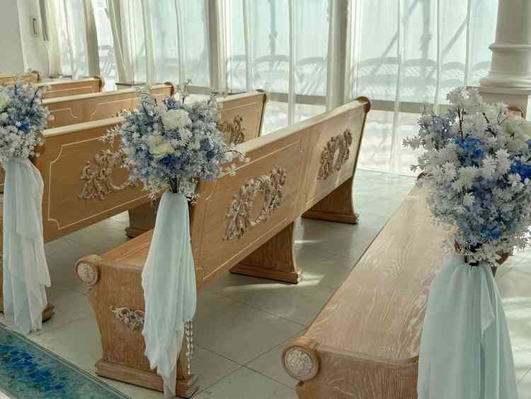 チャペル内ゲスト席