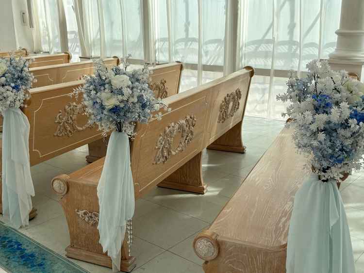 チャペル内ゲスト席