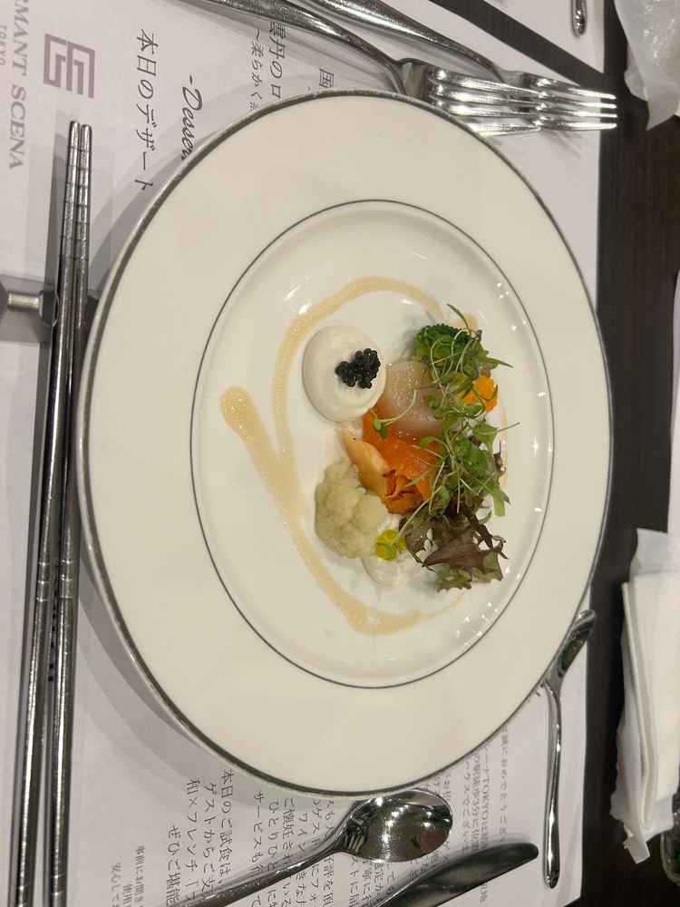 前菜から見た目がとても綺麗で、味も本当に美味しかったです。試食とは思えないほど丁寧に作られていました