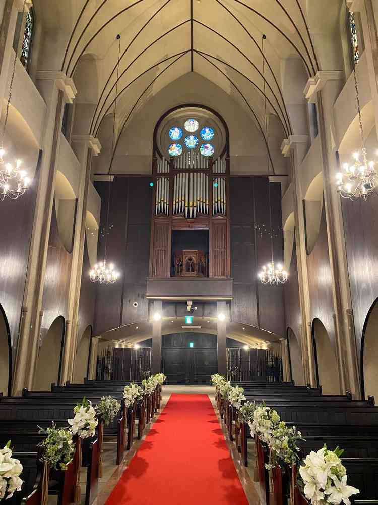 挙式会場（セント・リージェンツ大聖堂）後方