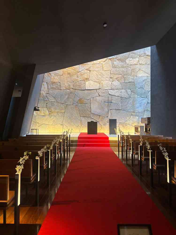 チャペル本当に素敵でした。