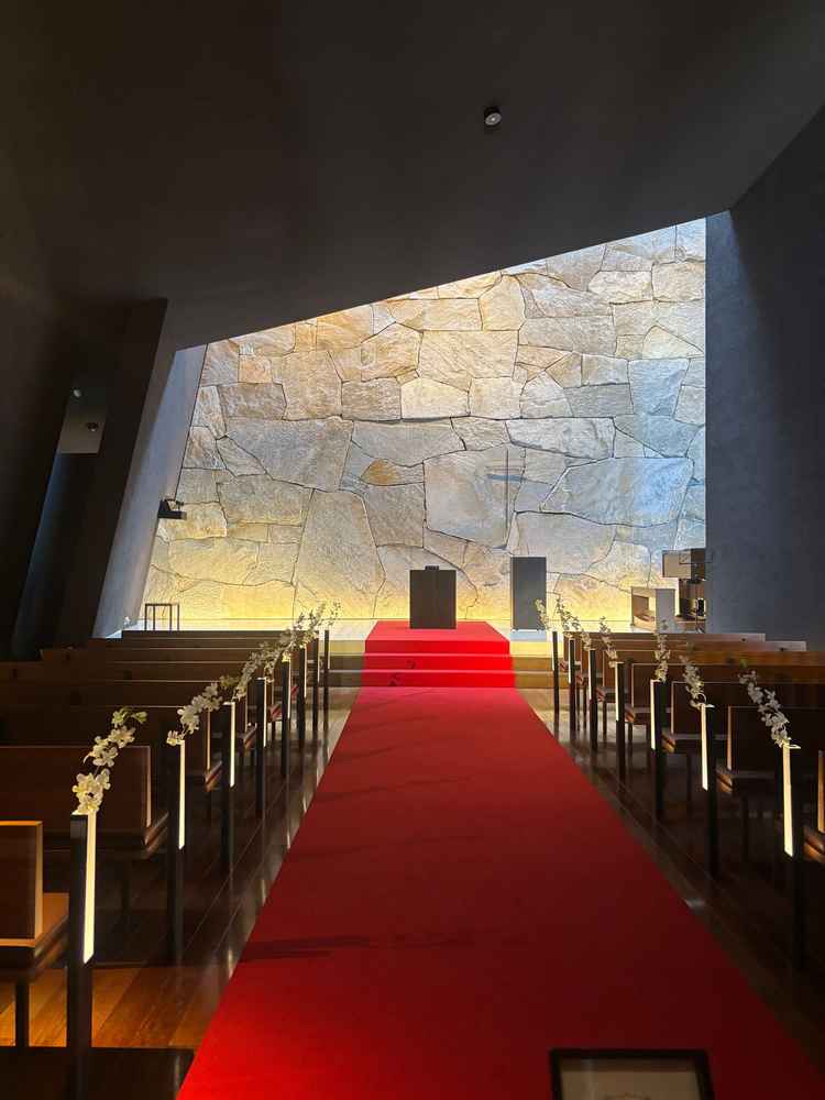 チャペル本当に素敵でした。