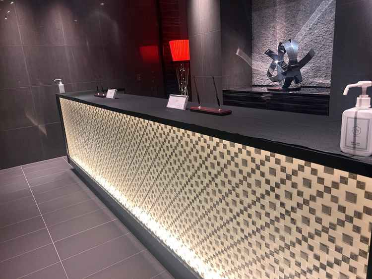 シックでおしゃれな受付