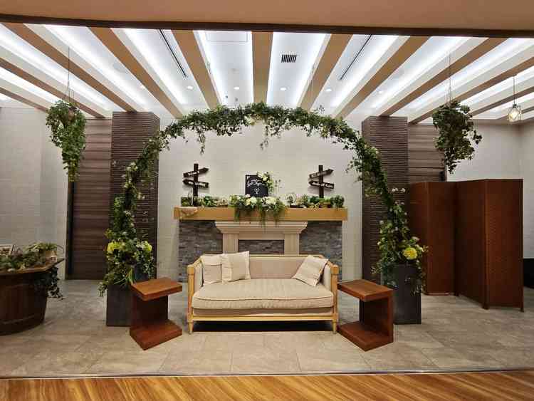 披露宴会場にあるフォトブース