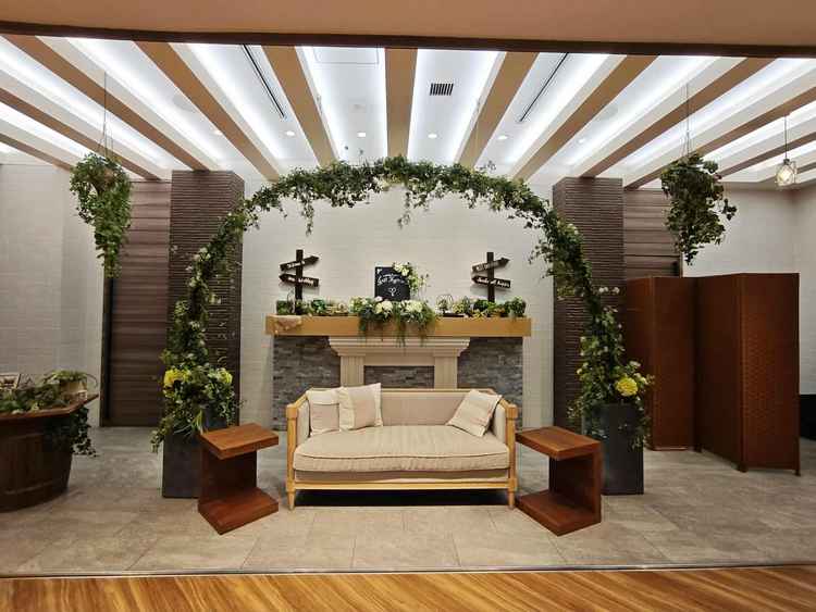 披露宴会場にあるフォトブース