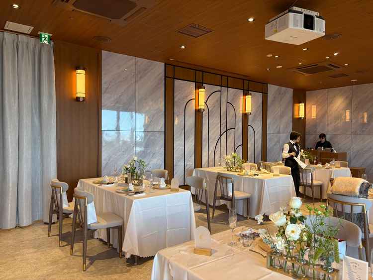 披露宴会場です