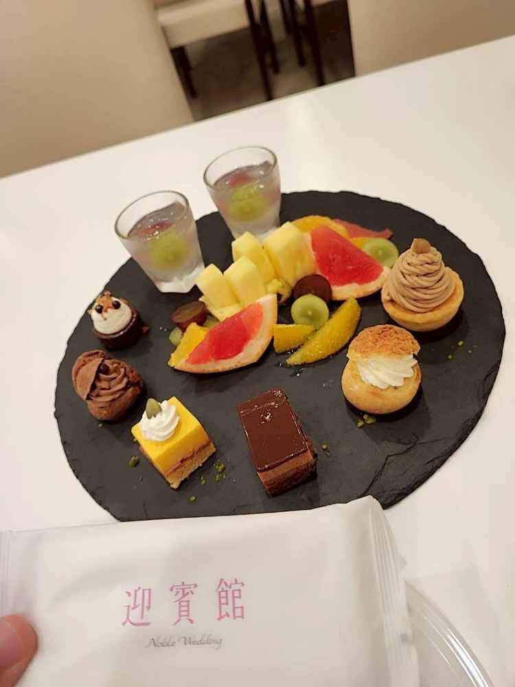 お料理: デザート（本番はビュッフェ形式）