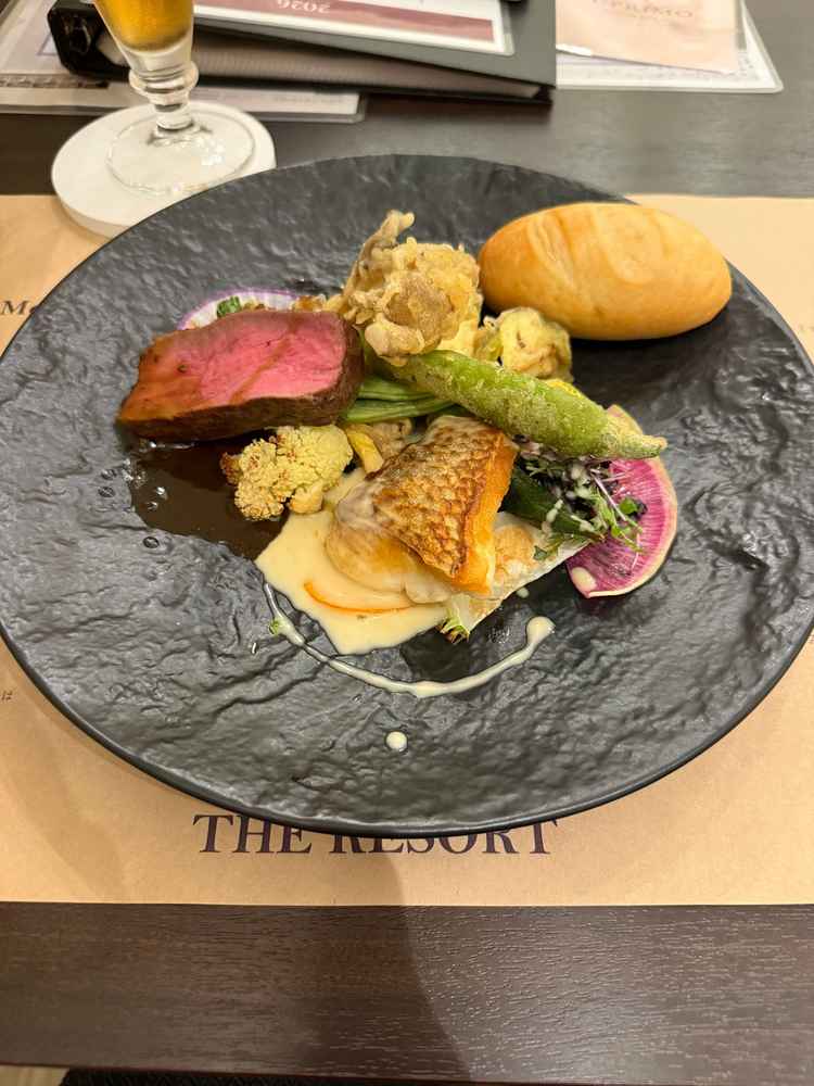 試食。和風フレンチでどの料理も美味しかったです。