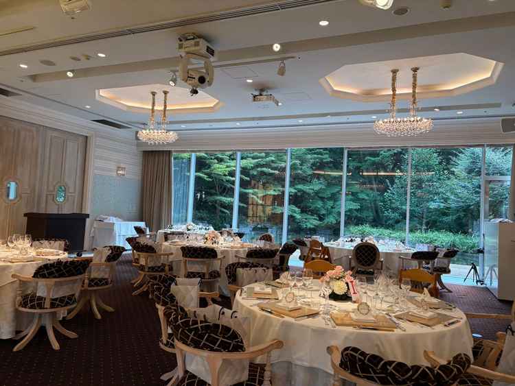 洋の披露宴会場