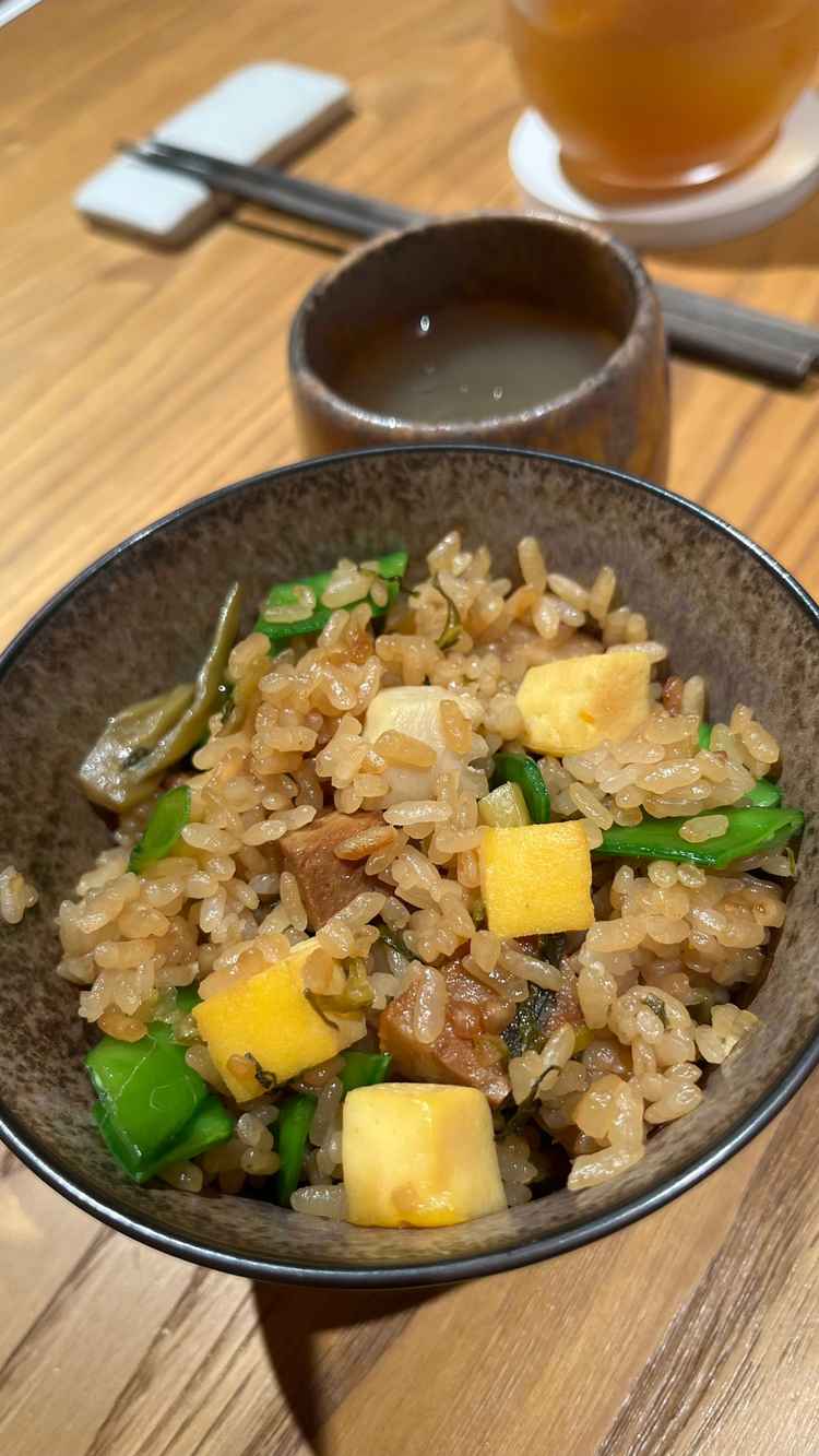 試食の炊き込みご飯