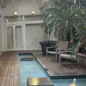 披露宴会場の中庭です