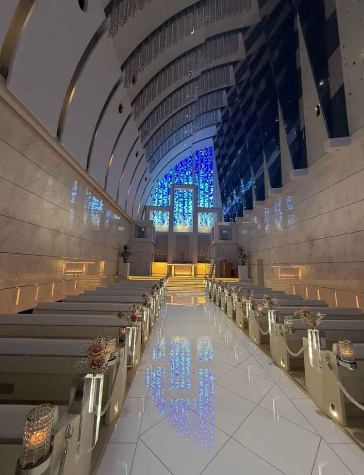 チャペルがオシャレでした。