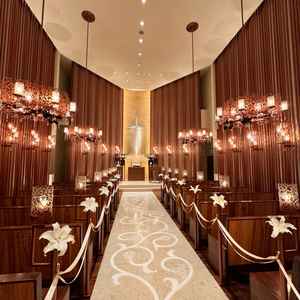 チャペルは本格的で、雰囲気がイメージとマッチしていました。