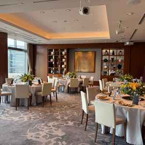 小さい方の披露宴会場。清潔感があり、小さくは感じなかった。