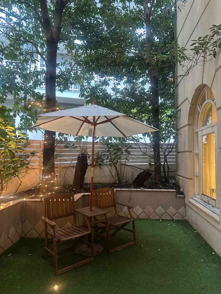 ガーデンも綺麗で、特に夜の雰囲気は気にいりです！