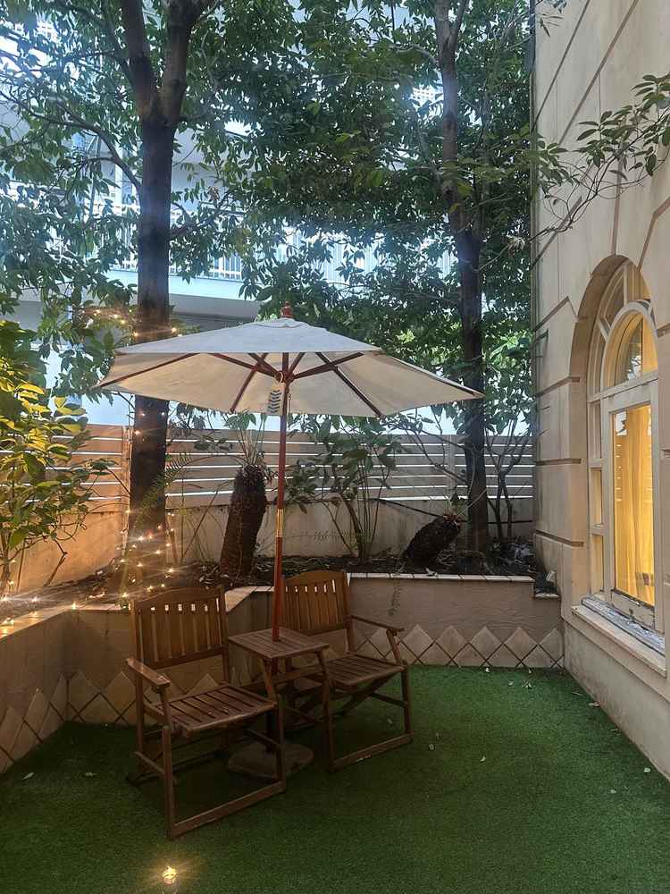 ガーデンも綺麗で、特に夜の雰囲気は気にいりです！