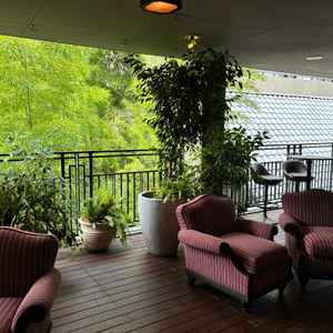 2つ目の披露宴会場にはテラスもありました。