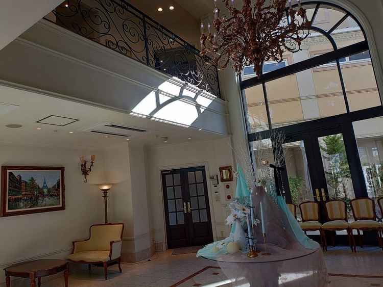 式場入ってすぐの玄関ホールです。