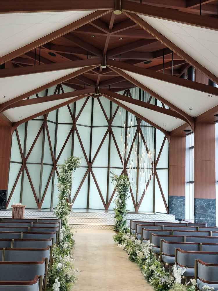 チャペルがキレイでした。