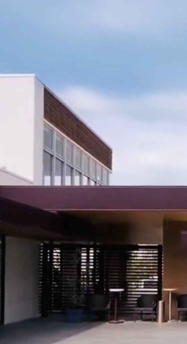 開放的なテラス