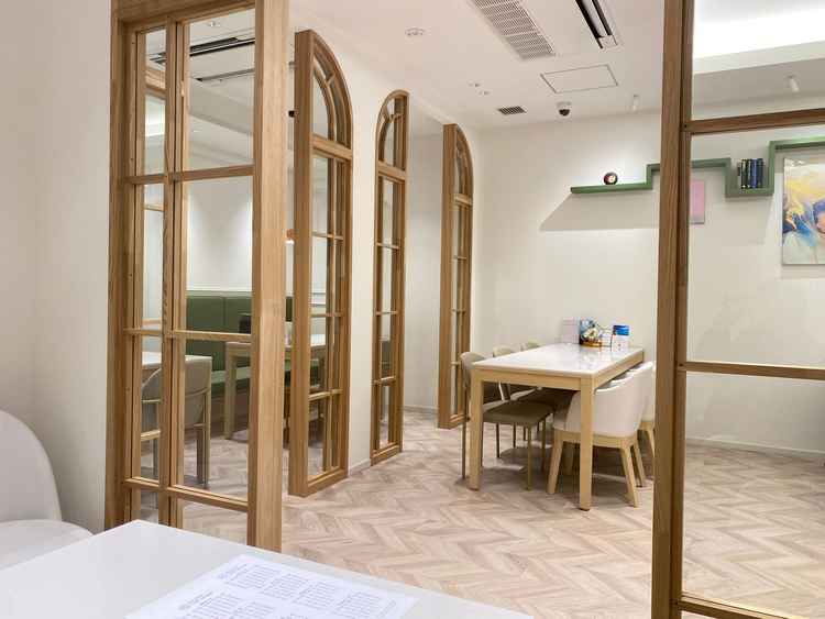 説明を受けたブース