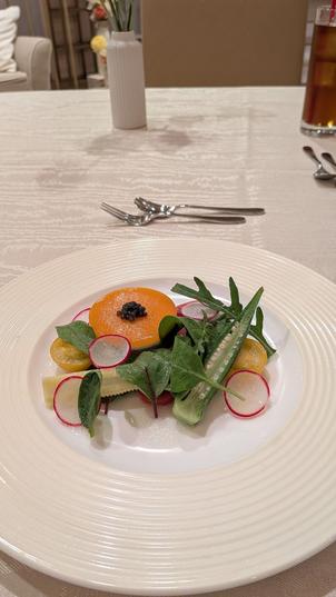 お食事もオレンジベースで統一感があってかわいいです。