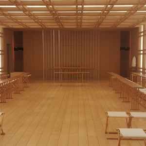 ホテル内に神殿もありました。とてもシンプルで洋装での写真にも合いそうです。