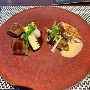 試食(メイン、魚料理)