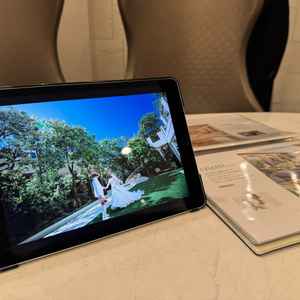 テラス①披露宴会場は写真NGでした。ガーデンも広さがあり開放的で素敵でした。