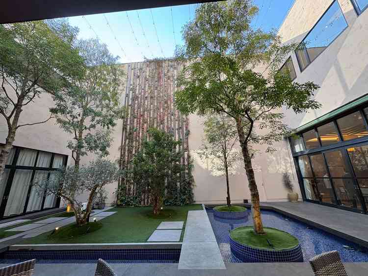 中庭（披露宴会場の真横）