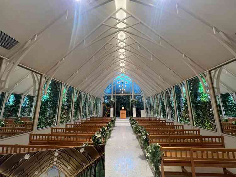 1番楽しみにしていたチャペル。自然がいっぱいでした。