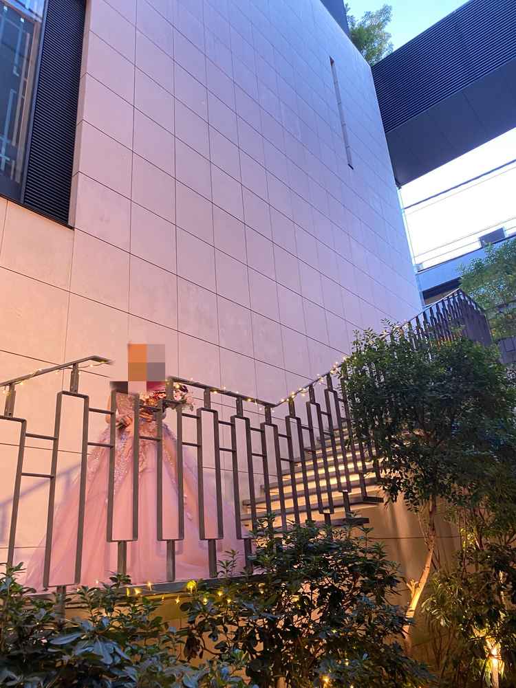披露宴会場外階段