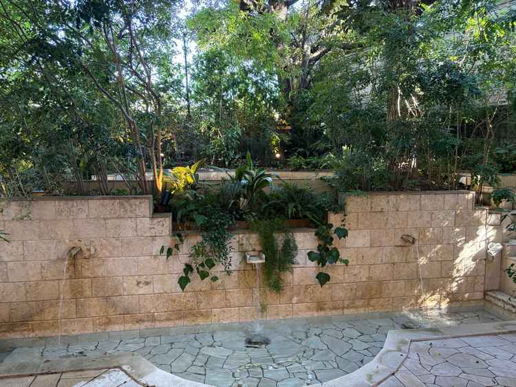 披露宴会場から続いているテラス。入り口に続いており、テラスからの入場も可能でした。