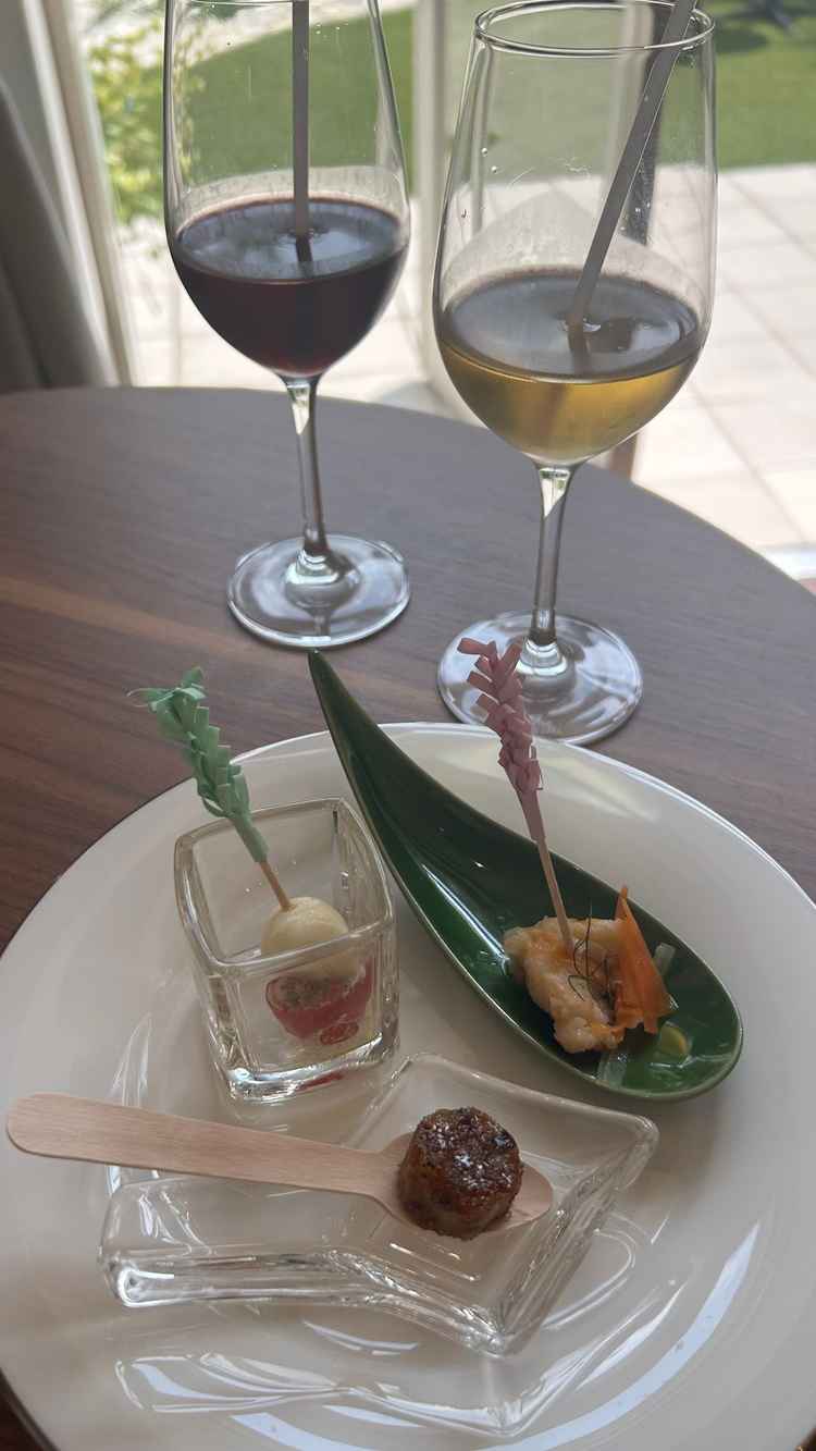 ウェルカムパーティーの試食