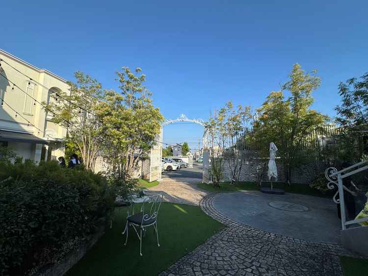 開放感のあるガーデン