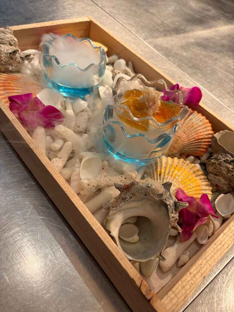 料理の演出がとても良く、目を引いて、創作感溢れていると感じた