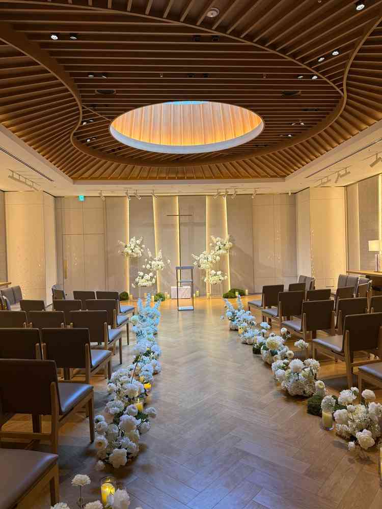 チャペルは写真映えもすごくいいなと感じました。