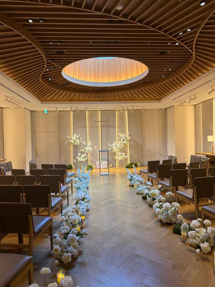 チャペルは写真映えもすごくいいなと感じました。