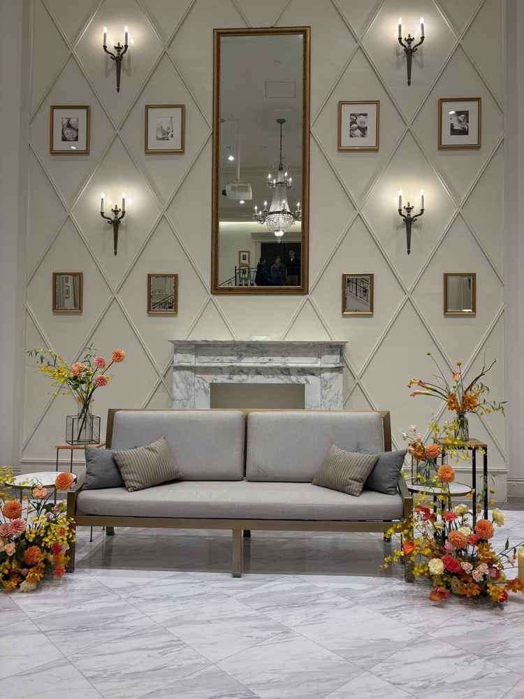 披露宴会場　新郎新婦席