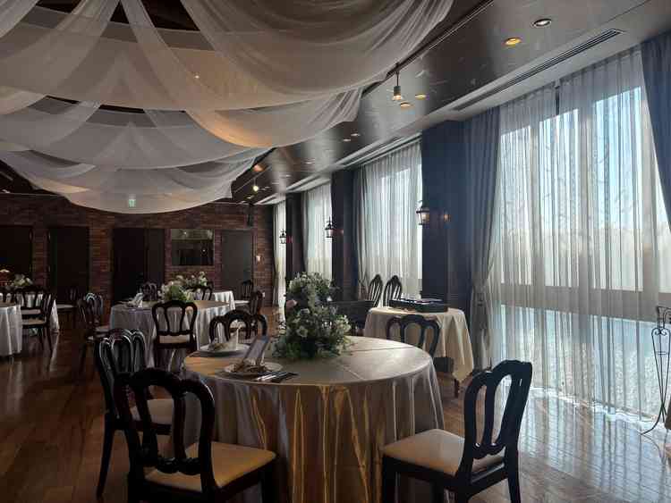 小さい方の披露宴会場。