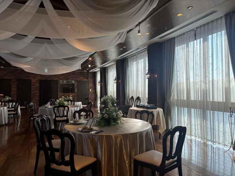 小さい方の披露宴会場。