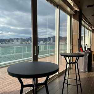 待合室からの景色。